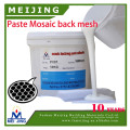 mosaic glue be apply on mosaic backing mesh